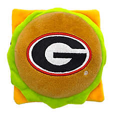 Pets First Georgia Plush Hamburger Dog Toy