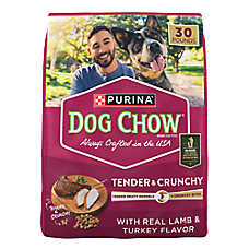 Purina Dog Chow Tender & Crunchy Dog Food Lamb and Turkey 30 LB