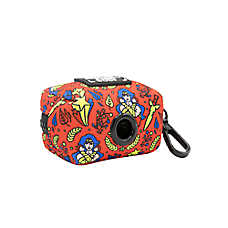 Sassy Woof Dog Waste Bag Holder, Wonder Woman Bag Holder W/ Carabiner Clip For Convenient Access