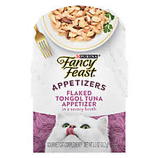 Fancy Feast? Appetizers Adult Cat Wet Treats 1.1 oz., Grain Free, No Animal By-Products