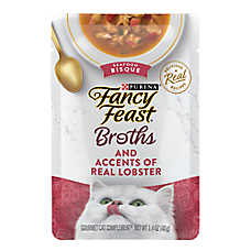 Fancy Feast? Broths Adult Cat Wet Complement - Grain Free, Limited Ingredients, 1.4 Oz