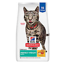 Hill's? Science Diet? Perfect Weight Adult Dry Cat Food - Chicken