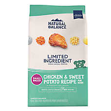 Natural Balance Limited Ingredient Small Breed Adult Dry Dog Food - Chicken & Sweet Potato