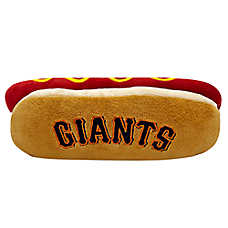 Pets First San Francisco Giants Plush Hot Dog Dog Toy