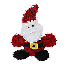 MIGHTY Microfiber Ball Med Santa Dog Toy