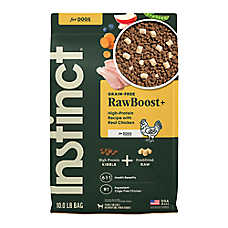 Instinct? Raw Boost Kibble + Freeze-Dried Raw All Life Stage Dry Dog Food - Raw, Grain Free, Chicken