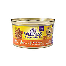 Wellness? Complete Health Adult Cat Wet Food - Grain Free, Gravies, 3 Oz