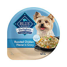 Blue Buffalo? Delights Small Breed Adult Wet Dog Food - Roasted Chicken in Gravy, 3.5 oz