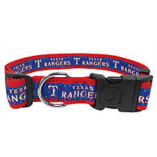 Texas Rangers MLB Dog Collar