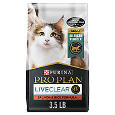 Purina Pro Plan LiveClear Allergen Reducing Adult Dry Cat Food - Salmon & Rice