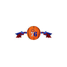 Pets First NBA 76ers Nylon Basketball Rope Dog Toy