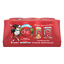 Purina ONE? SmartBlend Everyday Nutrition Adult Dog Wet Food - 5.71 lb., High-Protein, Natural