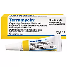 Terramycin Ophthalmic Ointment for Dogs, Cats & Horses 3.5-g