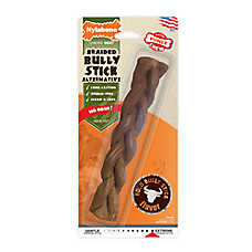 Nylabone? Power Chew Braided Bully Stick Alternative Dog Toy, Bold Bully Stick Flavored