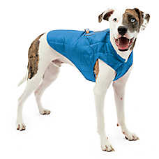 Kurgo? Loft Dog Jacket Coastal Blue Orange