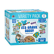 Weruva B.F.F. OMG Gravy! For Land & Sea Lovers It's Gravy, Baby! Wet Cat Food - Variety Pack, 12 ct