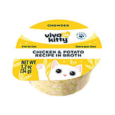 Viva La Kitty? Chowder Cat Treat - Grain Free, High Protein, 1.2 Oz