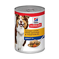 Hill's? Science Diet? Savory Stew 7+ Senior Wet Dog Food - Chicken & Vegetable, 12.8 oz
