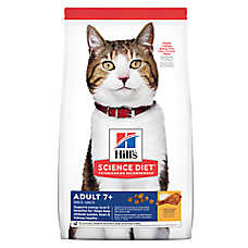 Hill's? Science Diet? Adult Senior 7+ Dry Cat Food - Chicken