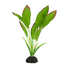 Top Fin? Artificial Silk Aquarium Plant - Fish Tank Plant Decor - 8 in