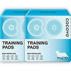 Cocoyo Best Value Training Pads, Leak proof, Quick Drying & Puppy Attractant, Regular- 200 Ct