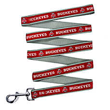 Pets First Ohio State Buckeyes Satin Pet Leash