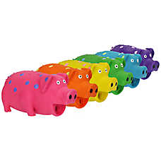 Multipet Latex Globlet Squeaky Pig Dog Toy