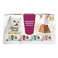 Fancy Feast? Gems&trade; Mousse Pate Adult Wet Cat Food - Variety Pack, 12 Count