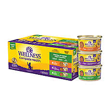 Wellness? Complete Health Wet Adult Cat Food - Chicken & Turkey Lovers, Pate, Variety Pack