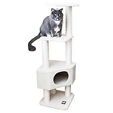 Majestic Pet 52-in Bungalow Cat Tree, Tan