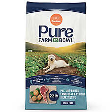 Canidae Pure Farm To Bowl Dog Food - Pasture-Raised Lamb and Goat & Venison Meals Recipe, 22 lbs