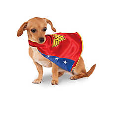 Rubie's Pet Shop Halloween Wonder Woman Cape Dog & Cat Costume