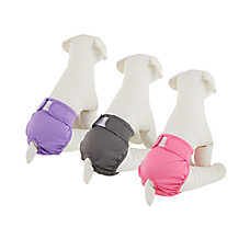 Top Paw? Female Reusable Dog Diapers - Solid Colors - 3 Count