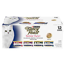 Fancy Feast? Senior Senior Cat Wet Food - Variety Pack, 12 CT, 36 OZ
