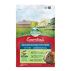 Oxbow Essentials Senior Guinea Pig Food Pellets with Vitamin C - Antioxidant Ingredients - 4 Lbs