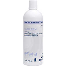 Dechra Dog, Cat & Horse TrizCHLOR 4 HC Shampoo - 8 fl oz, 16 fl oz