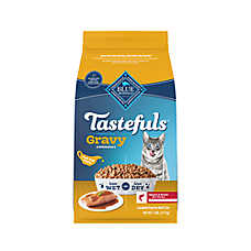 Blue Buffalo Tastefuls Adult Cat Dry Food - Gravy Experience, Salmon & Brown Rice