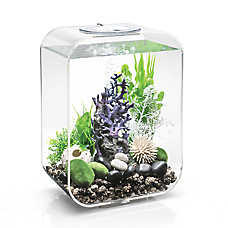 biOrb LIFE 15 Aquarium with LED - 4 Gallon Fish Tank Kit with LED & Filter