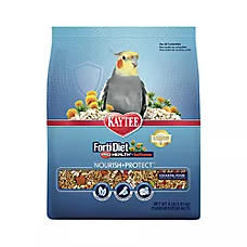 Kaytee Forti-Diet Pro Health Nourish+Protect Cockatiel Food - Daily Diet
