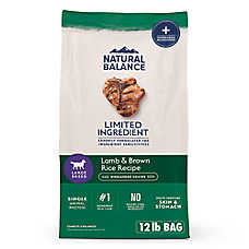 Natural Balance Limited Ingredient With-Grain Large Breed Adult Dry Dog Food - Lamb & Brown Rice