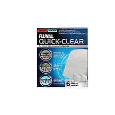 Fluval? Quick Clear Water Polishing Pad 306/307/406/407 6PK for Fish Tank Filters