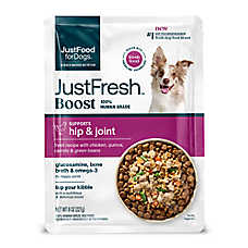 JustFoodForDogs Adult Fresh Dog Food Topper - Joint Support, Chicken & Quinoa