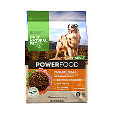Only Natural Pets PowerFood Adult Dog Food - Grain Free, Poultry Feast
