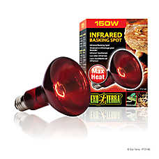 Exo Terra? Infrared Basking Spot Reptile Night Heat Lamp for Terrariums - 50-150 watt