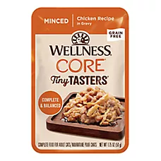 Wellness® CORE® Tiny Tasters Adult Cat Wet Food - Grain Free, Minced, 1.75 Oz