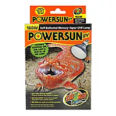 Zoo Med PowerSun UV UVB Heat & Light Bulb Reptile Terrarium Lighting - 160 watt