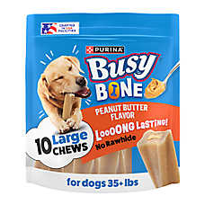 Purina Busy Bone Large Dog, Long-Lasting Chew, Peanut Butter Flavor