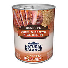 Natural Balance Limited Ingredient Reserve Adult Wet Dog Food - Duck & Brown Rice, 13 oz
