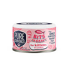 Pure Cravings Mercury Tested Kitten Wet Cat Food - Grain Free, Bits in Gravy, 2.47 Oz