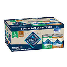 Blue Buffalo Homestyle Recipe Variety Pack Adult Wet Dog Food - Lamb & Turkey, 6 Count